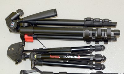 Lot 473 - Manfrotto Tripods & Accessories.