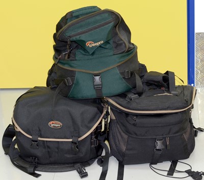 Lot 1346 - LowePro S&F Backpack & Two Others