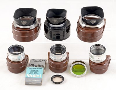 Lot 132 - Rolleiflex Lens Hoods & Close-Up Sets.
