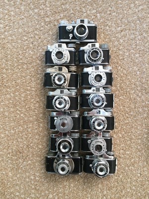 Lot 209 - Thirteen Hit Type Sub-miniature Cameras.