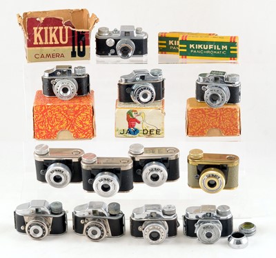 Lot 229 - A Good Group of Hit, Petie & Other Sub-Miniature Cameras