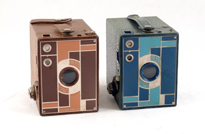 Lot 11 - Two Art Deco Kodak No2 Beau Brownies.