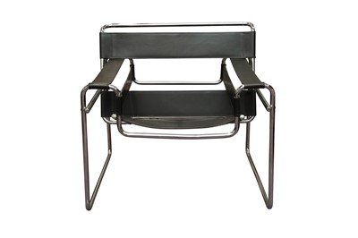 Lot 360 - AFTER MARCEL BREUR (HUNGARIAN, 1902 - 1981): A B3 WASSILY CHAIR