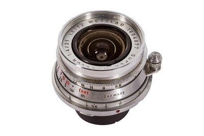 Lot 411 - A Very Early Leitz 21mm f/4 Super-Angulon Lens