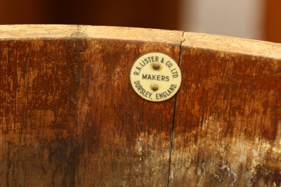 Lot 402 - A COOPERED JARDINIERE ON STAND