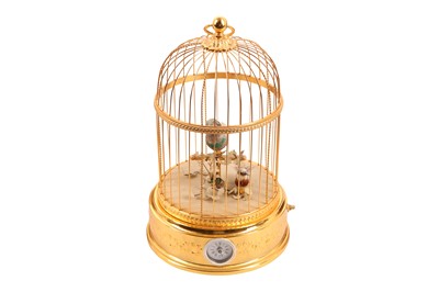 Lot 199 - A SWISS BIRDCASE AUTOMATON BY REUGE-MUSIC
