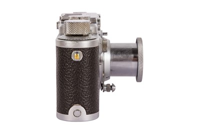 Lot 384 - A Leica III Upgraded to IIIf Black Dial Rangefinder Camera