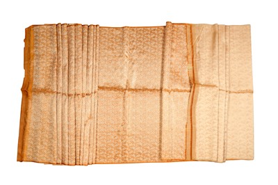Lot 251 - AN UNCUT COMPLETE LENGTH OF INDIAN BROCADED SILK