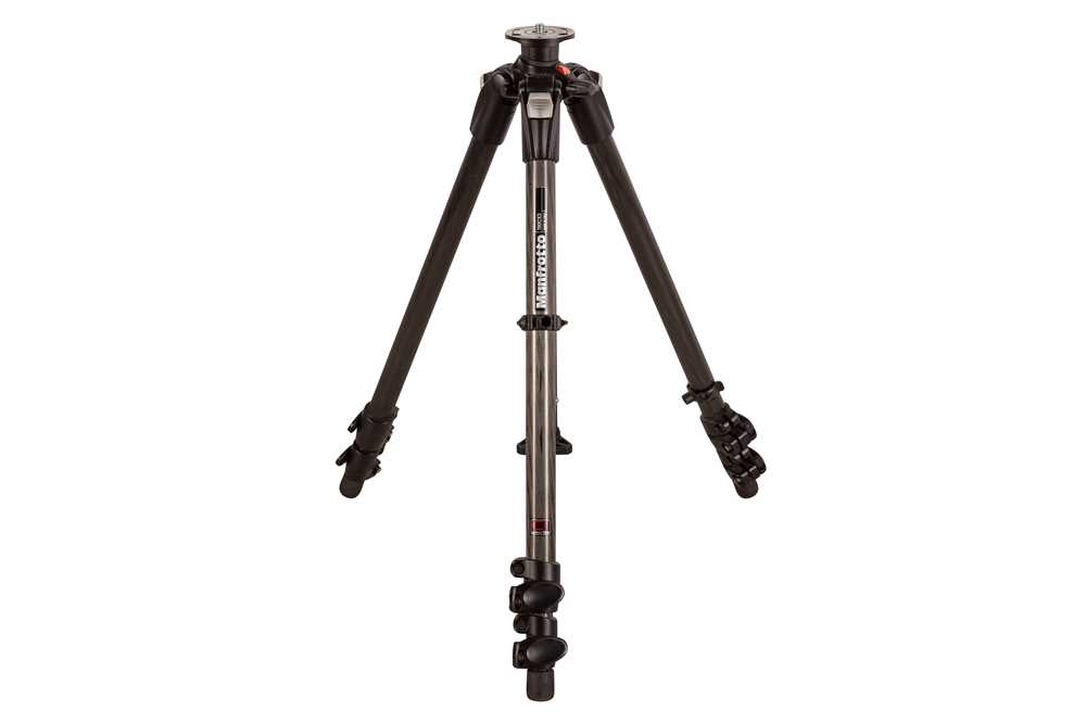 Lot 471 - Manfrotto 190CX3 carbon fibre tripod