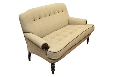 Lot 366 - A CONTEMPORARY TWO-SEATER SOFA