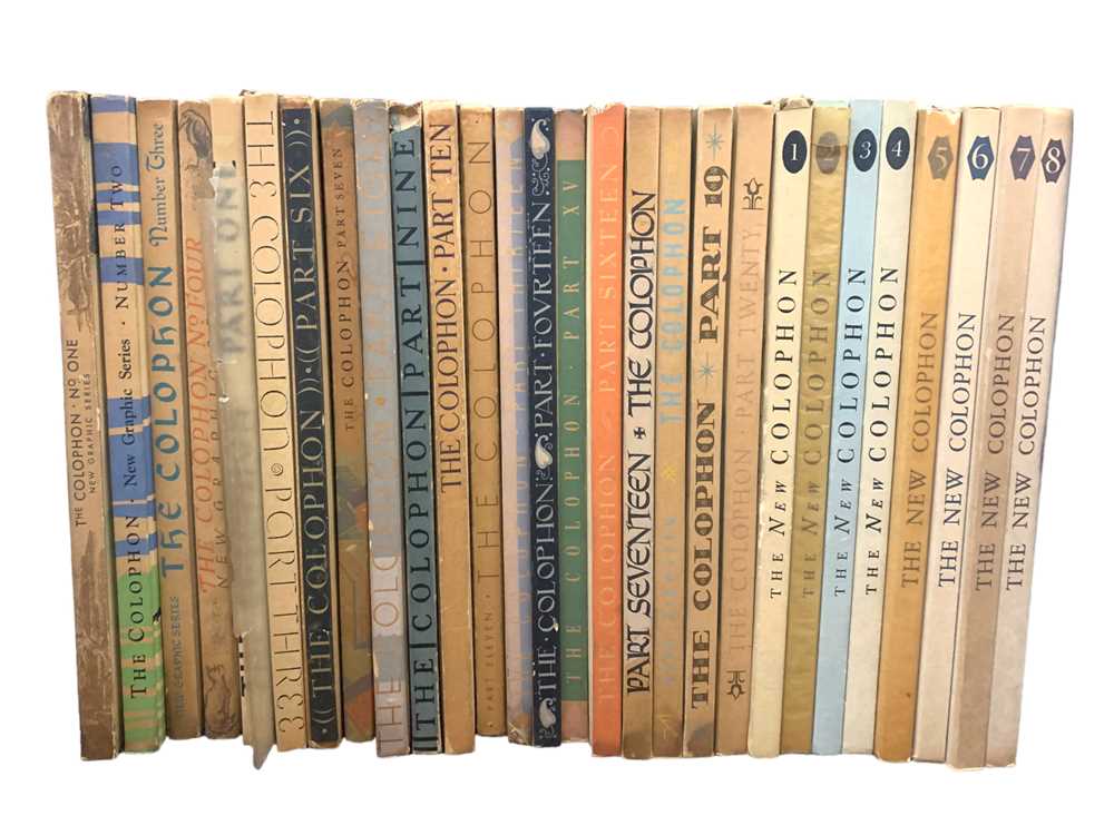 Collection Book Lot 152 - Book collecting and printmaking.-