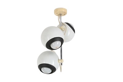 Lot 120 - UNKNOWN (EUROPEAN); A SPACE AGE EYEBALL CEILING LIGHT