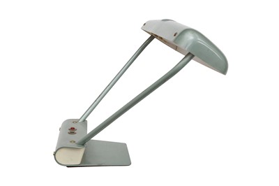 Lot 122 - UNKNOWN (EUROPEAN); A MACHINE AGE TANKER FLUORESCENT DESK LAMP