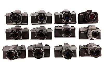Lot 155 - A Selection of 35mm SLR Cameras