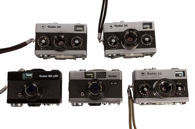 Lot 346 - A Selection of Rollei 35 Viewfinder Cameras