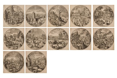 Lot 89 - ADRIAEN COLLAERT (ANTWERP C.1560-1618) AFTER HANS BOL (MECHELEN 1534-1593 AMSTERDAM)
