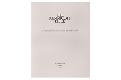 Lot 21 - Hebrew facsimile manuscript.- The Kennicott Bible, 1985