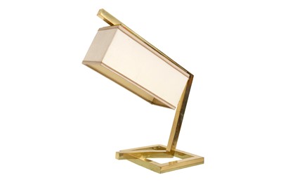 Lot 130 - UNKNOWN (EUROPEAN); A MODERNIST ANGULAR TABLE LAMP