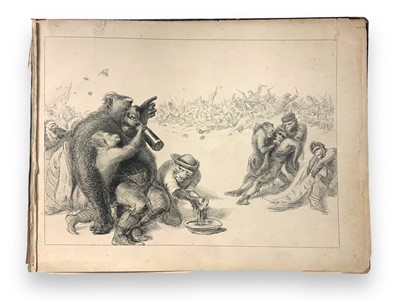 Lot 291 - Gorilla Fight. He awoke the next Morning and found Himself Famous!!