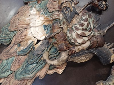 Lot 205 - λ A RARE CHINESE BONE AND IVORY-INLAID HONGMU AND ZITAN 'XIWANGMU' PANEL