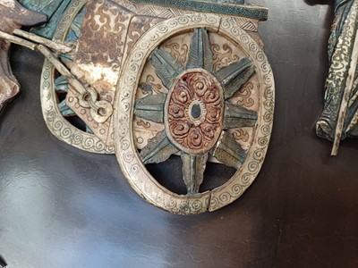 Lot 205 - λ A RARE CHINESE BONE AND IVORY-INLAID HONGMU AND ZITAN 'XIWANGMU' PANEL