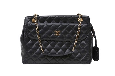 Lot 438 - Chanel Black CC Flap Pocket Shoulder Bag