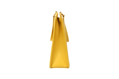 Lot 7 - Chanel Mustard Logo Pocket Tote Bag