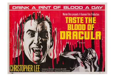 Lot 179 - Movie Poster.- Taste the Blood of Dracula (1969-1996)