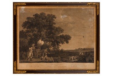 Lot 342 - Stubbs (George) & Woollett (William, engraver) Shooting, the set of four