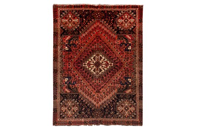 Lot 317 - A LARGE QASHQAI RUG, SOUTH-WEST PERSIA