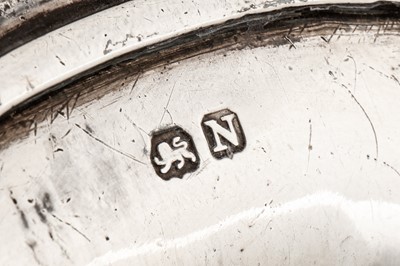 Lot 430 - A George III sterling silver teapot, London 1808 by Thomas Wallis II