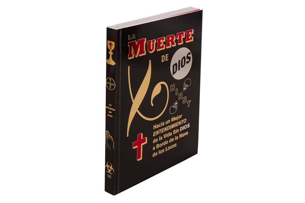 Lot 265 - HIrst. La Muerte de Dios with original pen & ink sketch 2006