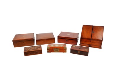 Lot 274 - A GROUP OF ASSORTED BOXES