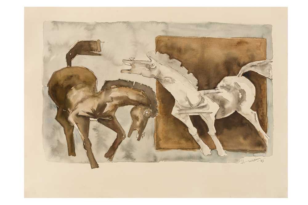 Lot 13 - MAQBOOL FIDA HUSAIN (1915-2011)