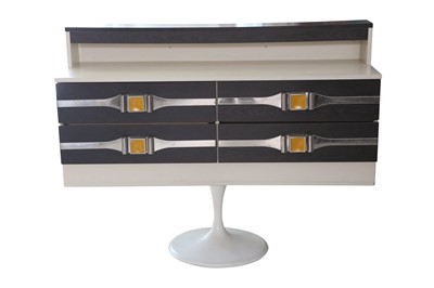 Lot 230 - UNKNOWN (EUROPEAN); A SPACE AGE SIDEBOARD