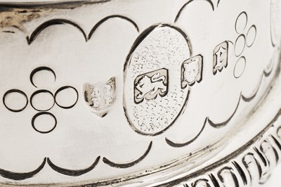 Lot 336 - A George V sterling silver replica tankard, London 1920 by Tessiers