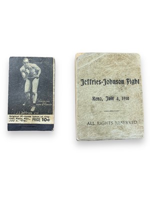 Lot 294 - Jack Johnson vs James J. Jeffries, The Fight of the Century