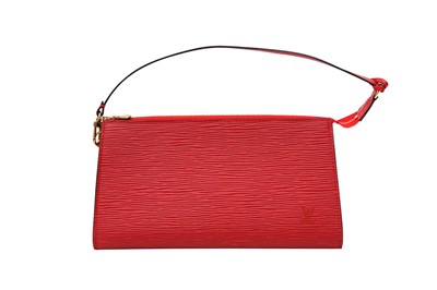 Lot 49 - Louis Vuitton Castilian Red Epi Pochette Accessoires