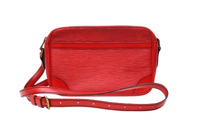 Lot 48 - Louis Vuitton Castilian Red Epi Trocadero 23 Crossbody Bag