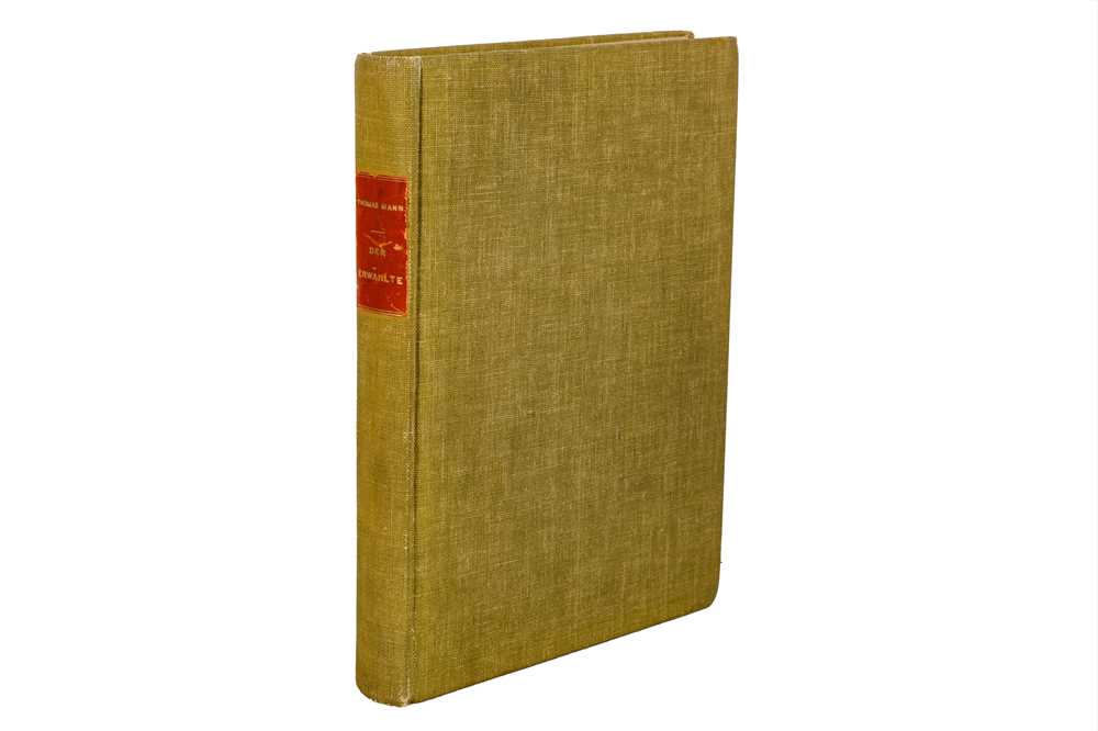 Lot 40 - Mann. Der Ewahlte

Limited edition, no. 41 of 60 copies signed by the author, NY. 1951