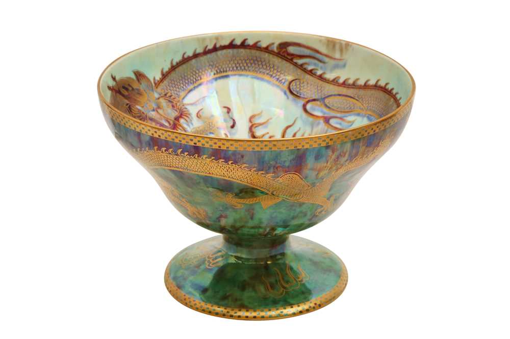 Lot 3 - A WEDGWOOD DRAGON LUSTRE BOWL