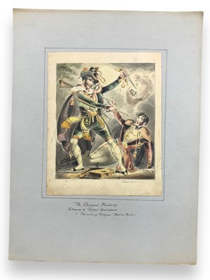 Lot 323 - Cruikshank (Robert Isaac) "The Brigand Plundering", "The Wounded Brigand Retreating" and "The Dying Brigand"