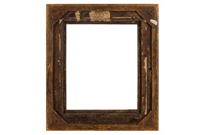 Lot 211 - AN ENGLISH 18TH TH CENTURY CARVED, PIERCED, SWEPT AND GILDED FRAME