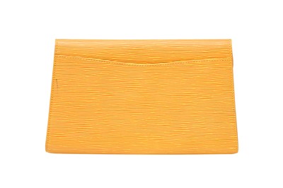 Lot 1 - Louis Vuitton Tassil Yellow Epi Art Deco Clutch MM