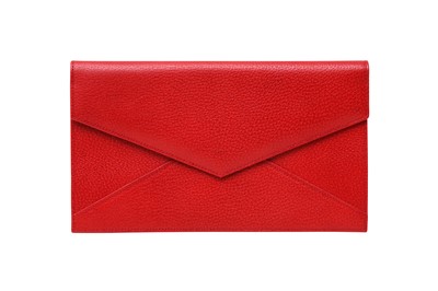 Lot 30 - Smythson Red Envelope Travel Pouch