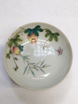 Lot 972 - A CHINESE FAMILLE-ROSE 'BITTER MELON' BOWL AND COVER