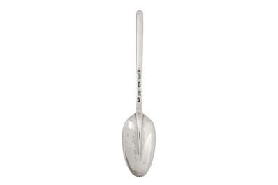 Lot 294 - A George I sterling silver marrow scoop spoon, London 1725 by I.H for John Holland