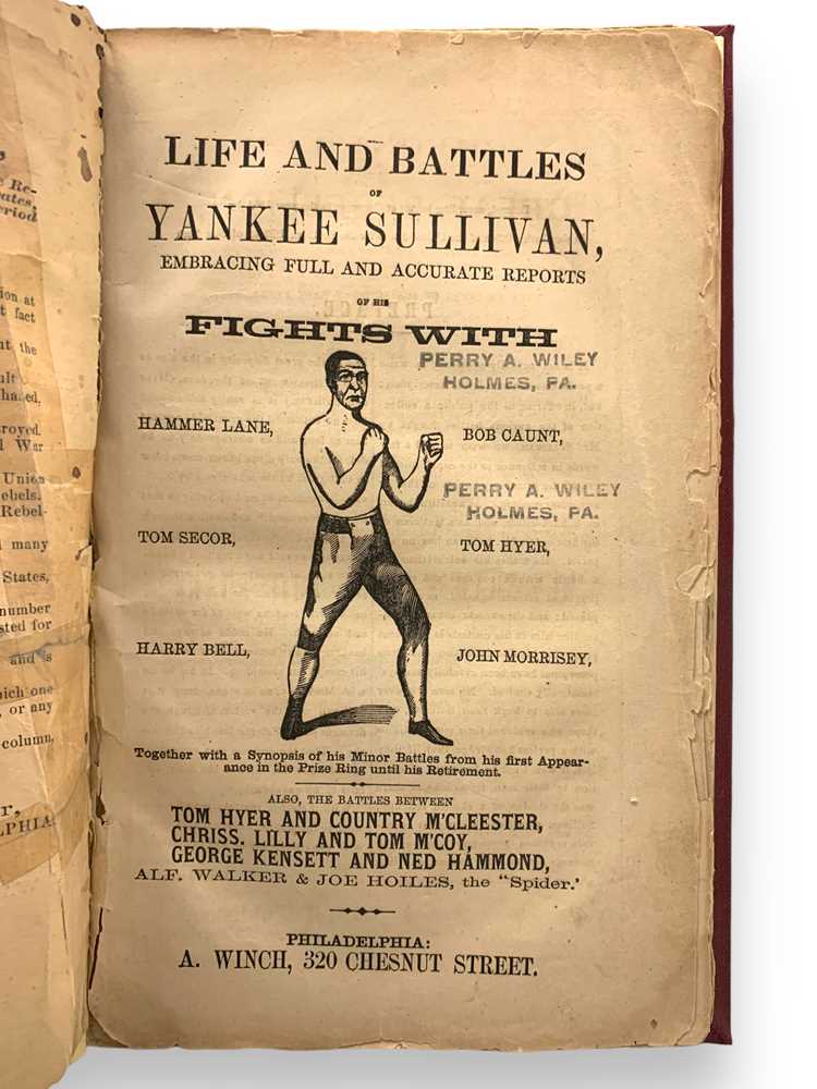 Lot 297 - Life and Battles of Yankee Sullivan