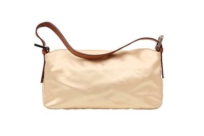 Lot 163 - λ Fendi Cream Crystal Baguette Bag