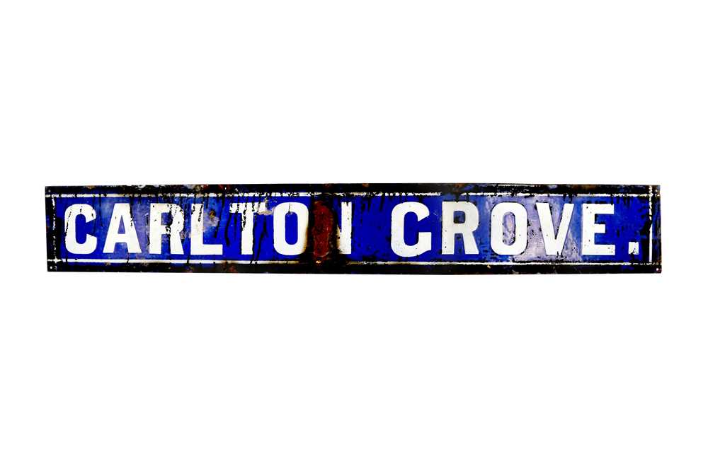 Lot 568 - AN ENAMEL STREET SIGN